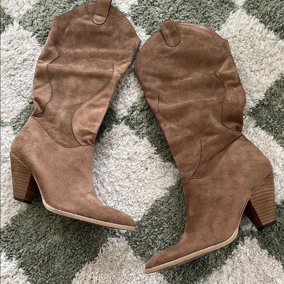 Mi.iM Shoes - Mi.iM Brown Heeled Boots, Size 8.5